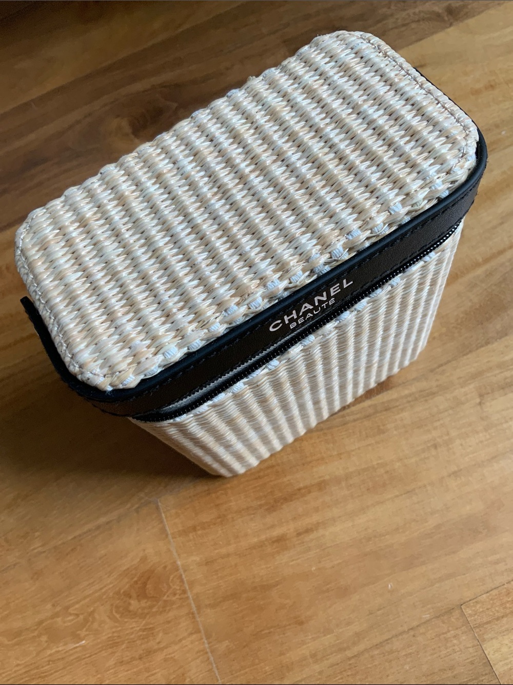 CHANEL Les Beiges Summer Essentials Wicker Basket Travel Case ONLY